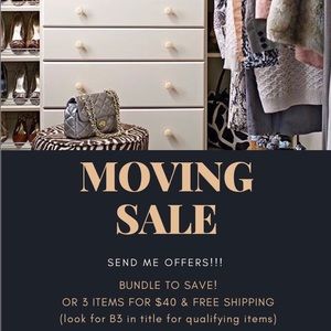 MOVING SALE